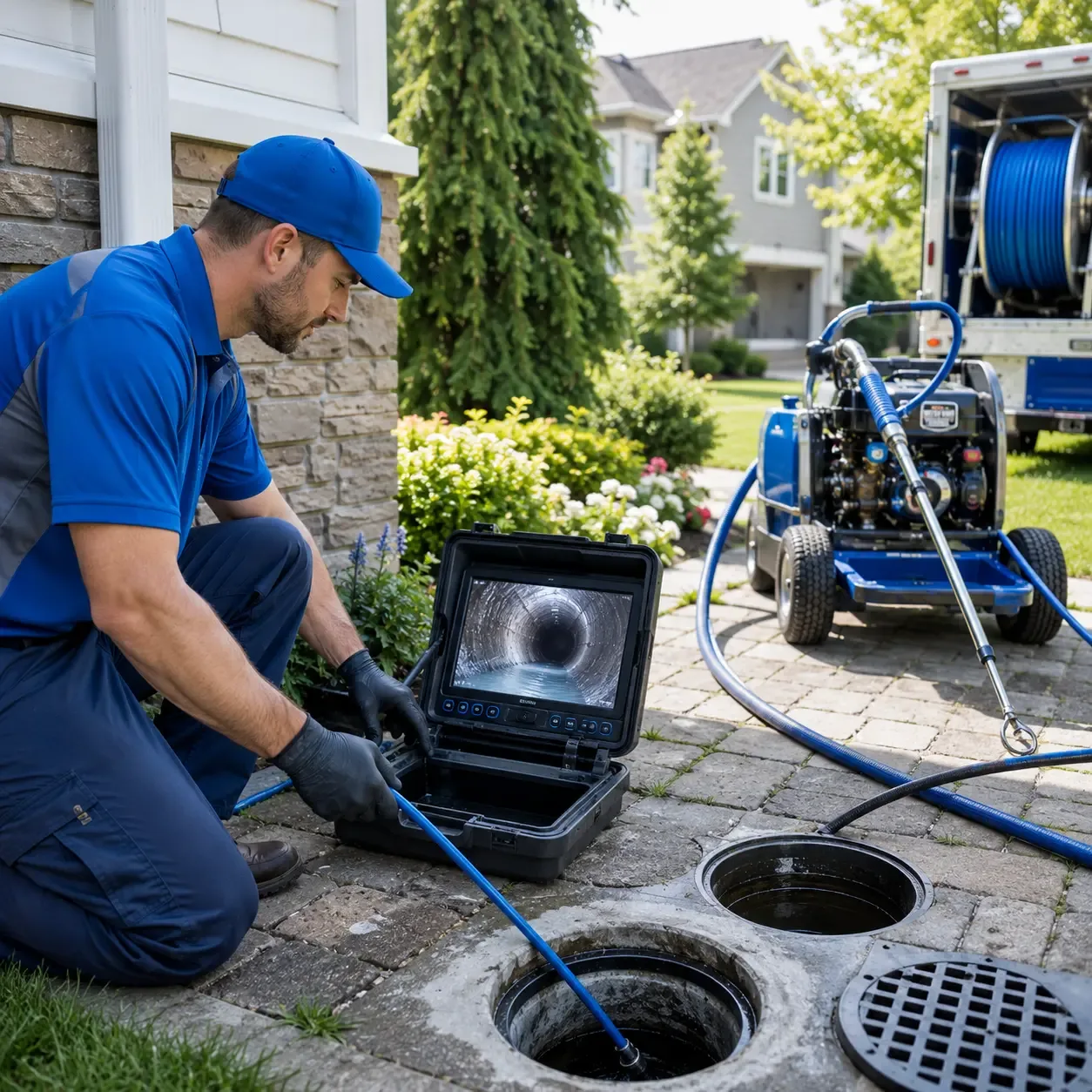 Outdoor drain cleaning professionals serving Groveland, IL